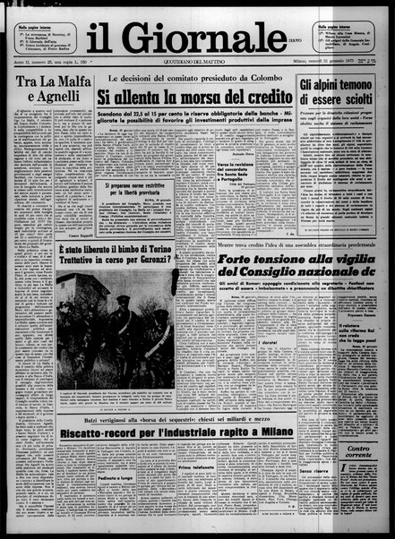 Il giornale nuovo : quotidiano del mattino